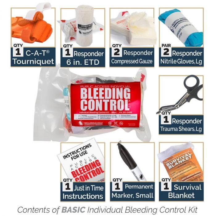 Bleeding Control - 5 Pack (Vacuum sealed) - Basic