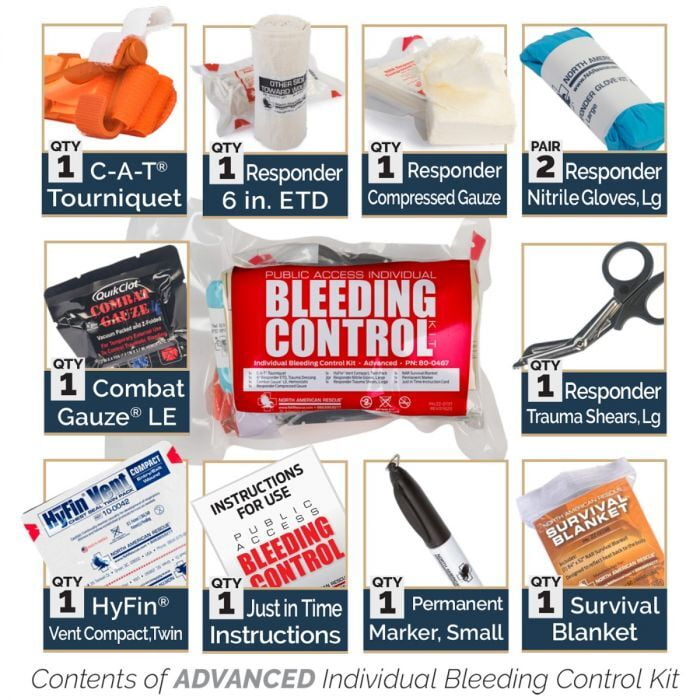 Bleeding Control - 5 Pack (Vacuum sealed) - Advanced